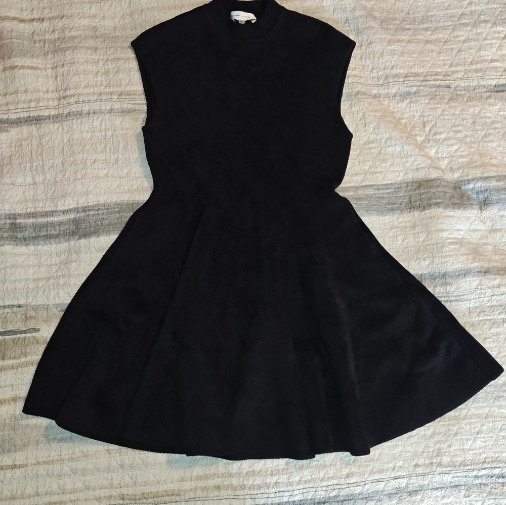 Ronny Kobo Collection Black Peplum A-Line Dress